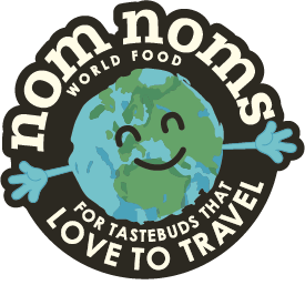 Nom Nom Worlds Food Logo